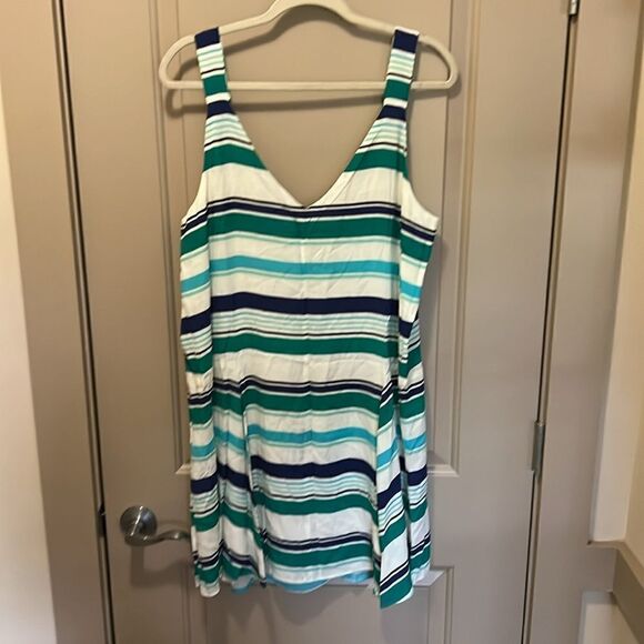 NWT Gorgeous Beachy Anthropologie Sanctuary Striped Dress Large - Picture 5 of 7